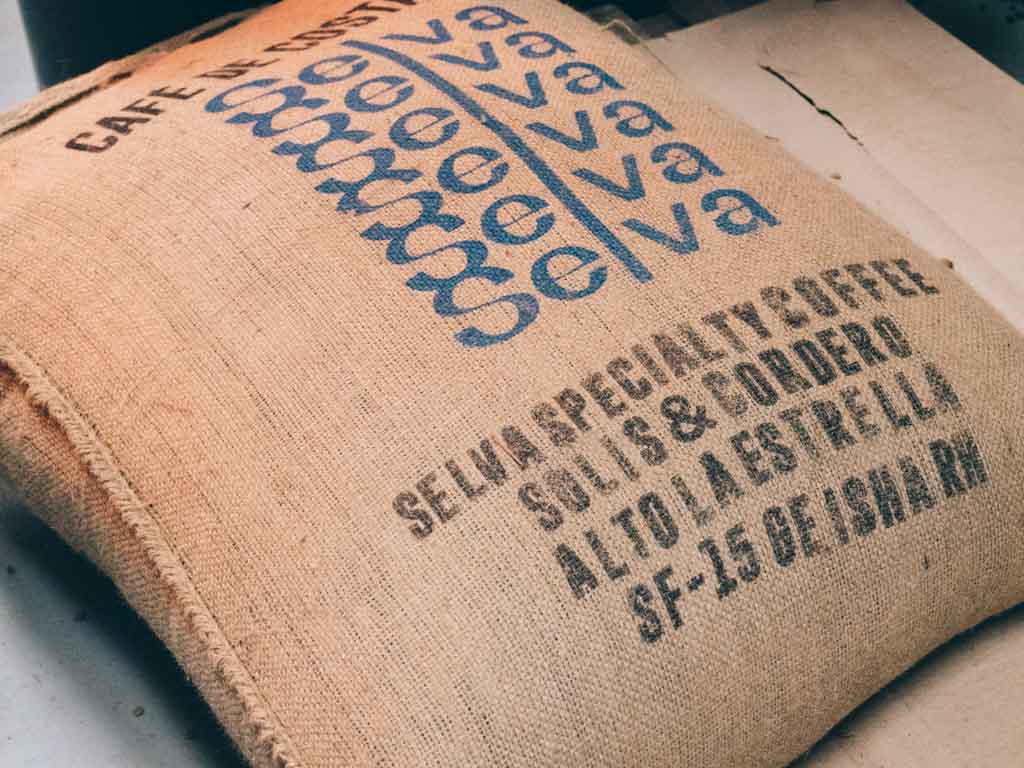 Vintage cheap coffee sacks