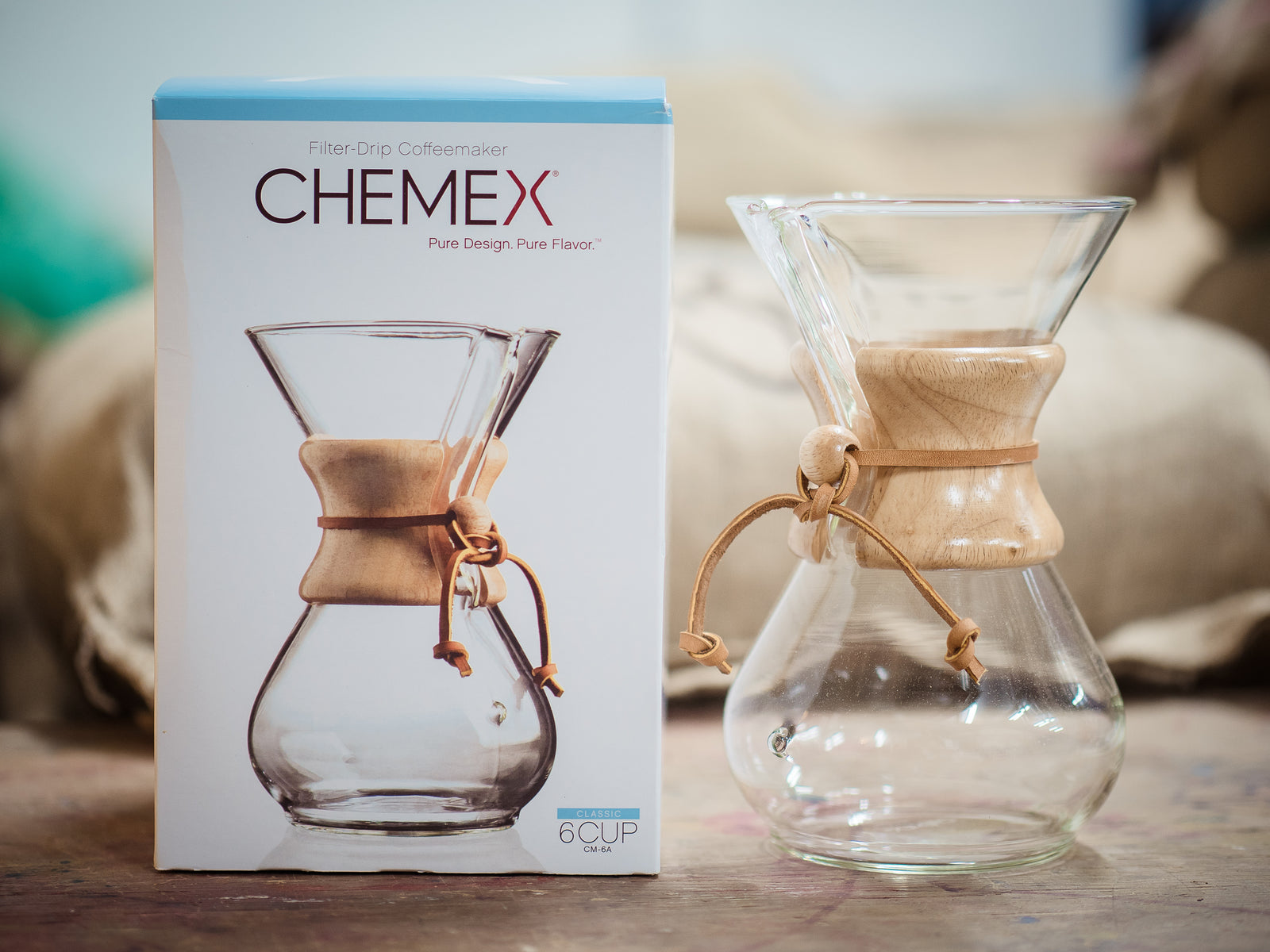 POUR-OVER COFFEEMAKER 3 CUP CHEMEX CM-1C
